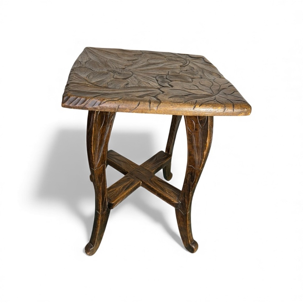 Early 1900s Japanese Carved Table – Liberty & Co Commission